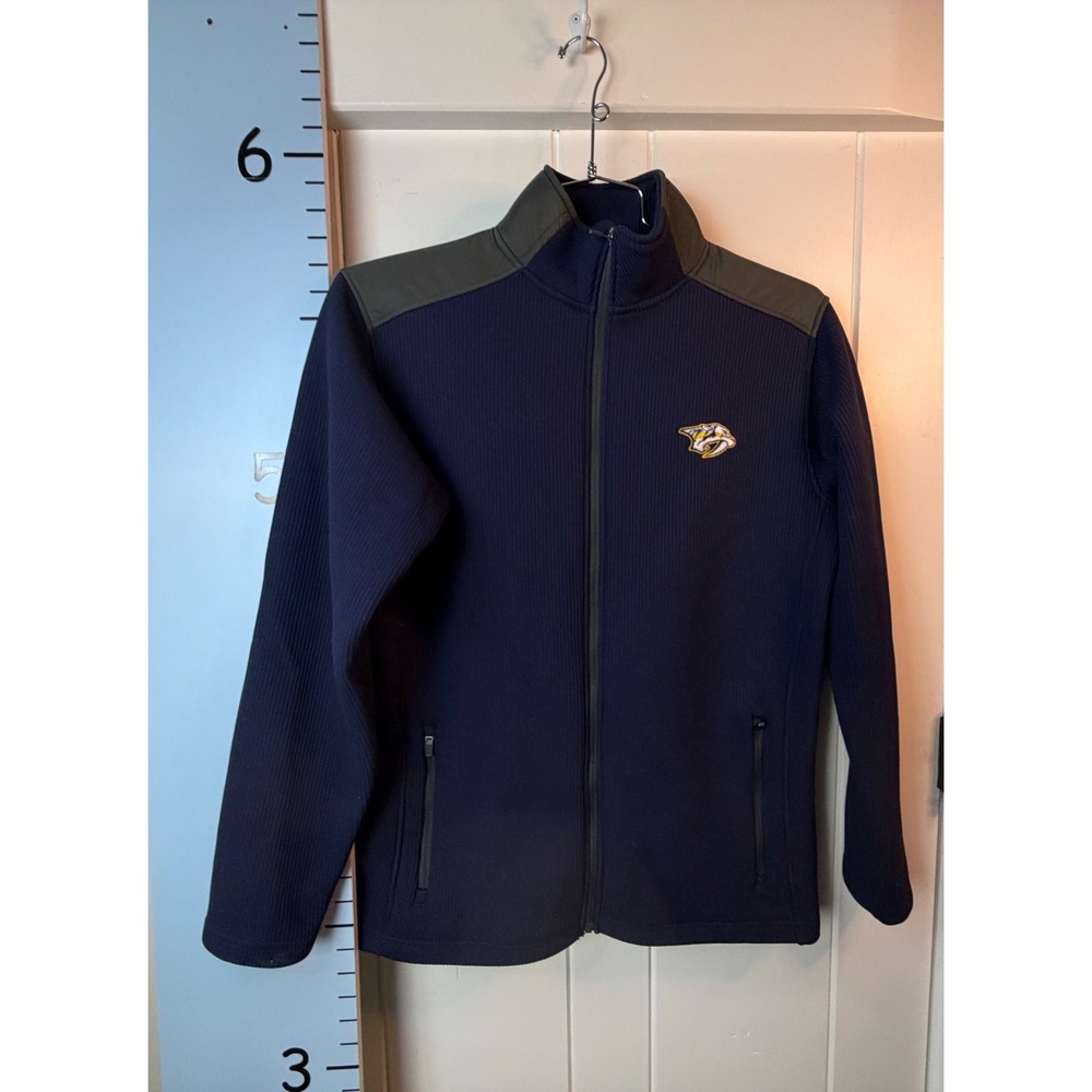 Nashville Predators Jacket Mens Medium NHL Hockey‎ Full Zip Thermal Fleece